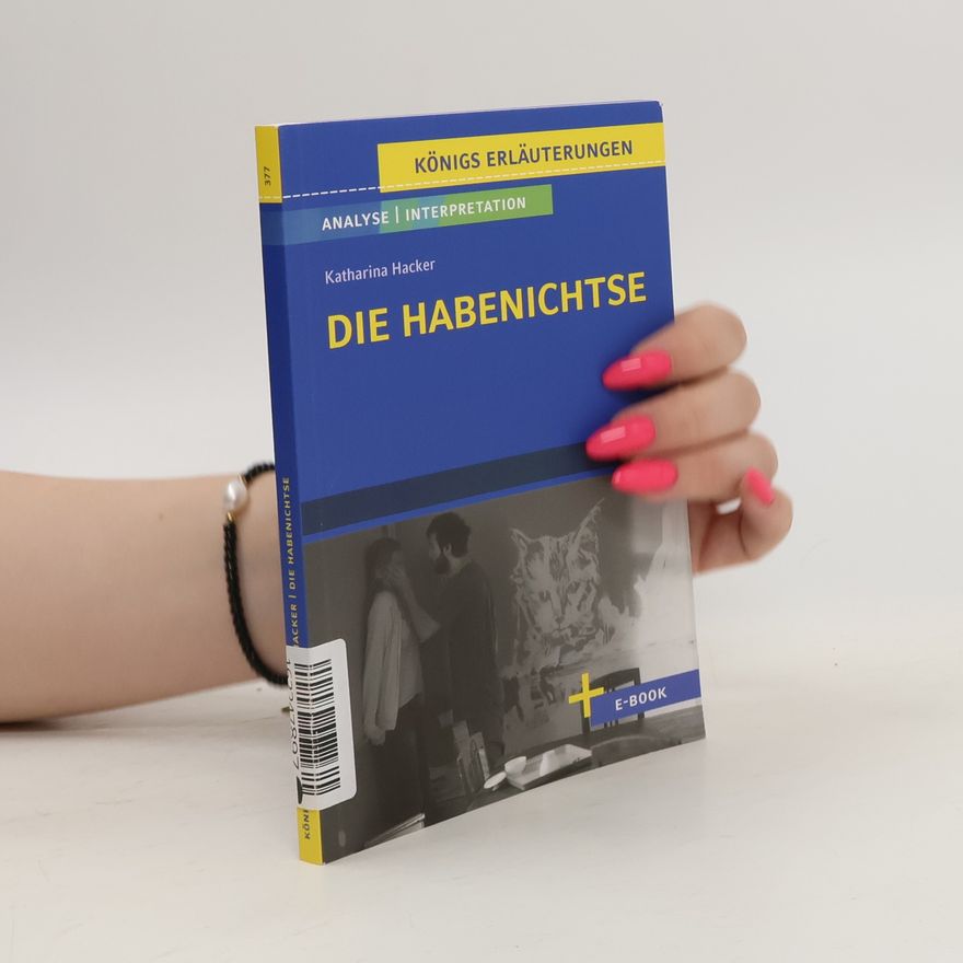 Katharina Hacker Die Habenichtse