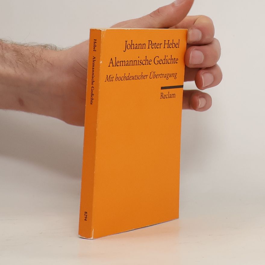 Johann Peter Hebel Alemannische Gedichte