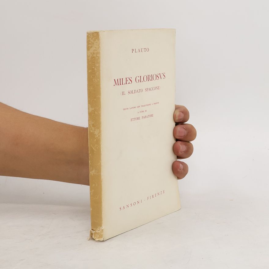 Plautus Miles Gloriosvs