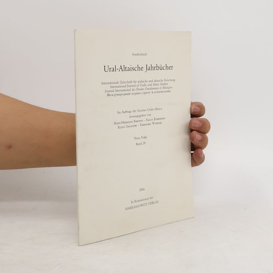 Collectif d'auteurs Ural-Altaische Jahrbücher. Band 20