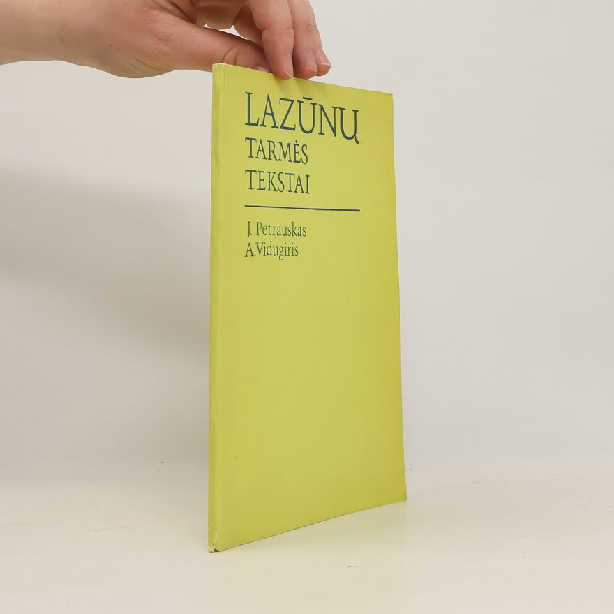Aloyzas Vidugiris Lazūnų tarmės tekstai