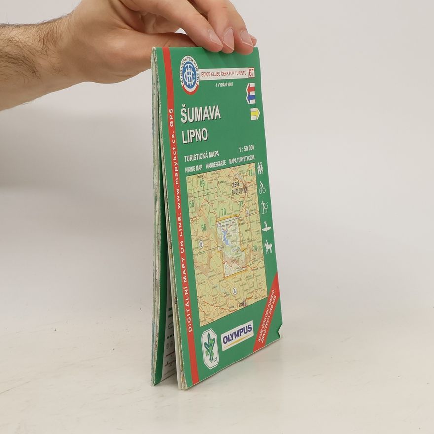 Kolektiv autorů Šumava Lipno. Turistická mapa 1:50 000
