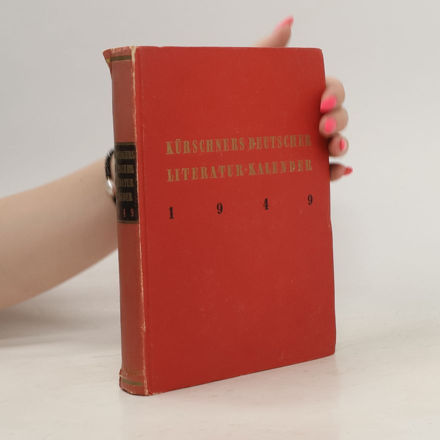 Friedrich Bertkau Kürschners Deutscher Literatur-Kalender 1949