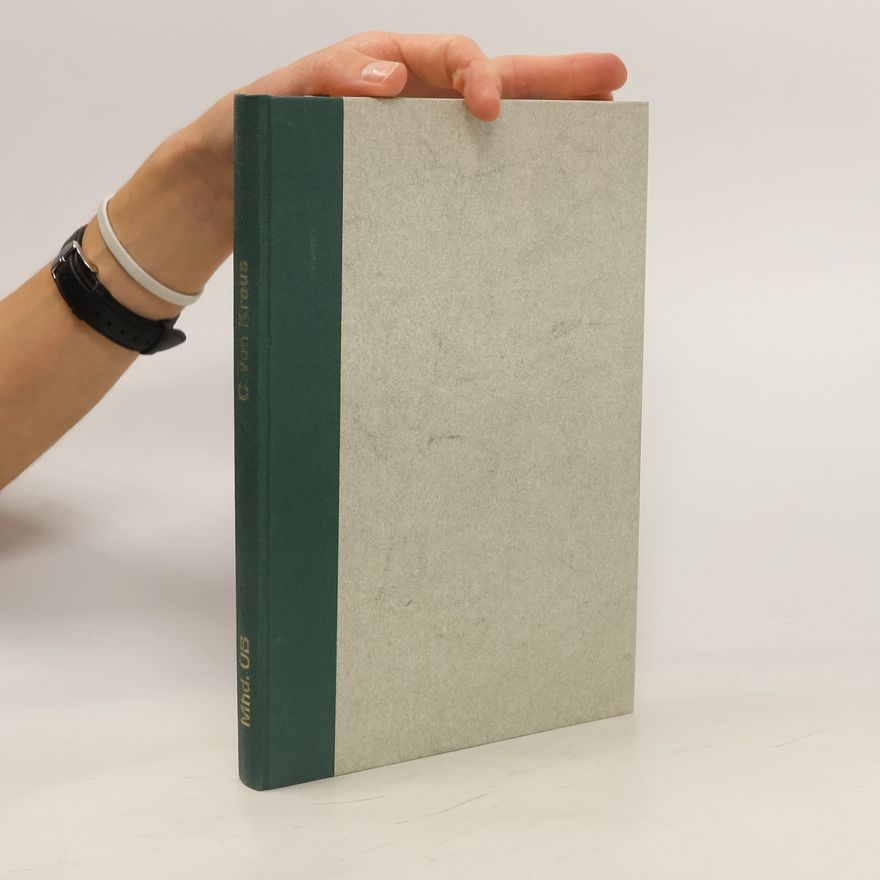 Carl von Kraus Mittelhochdeutsches Übungsbuch