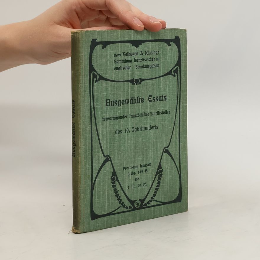 M Fuchs Ausgewählte essais hervorragender französischer Schriftsteller des 19. Jahrhunderts