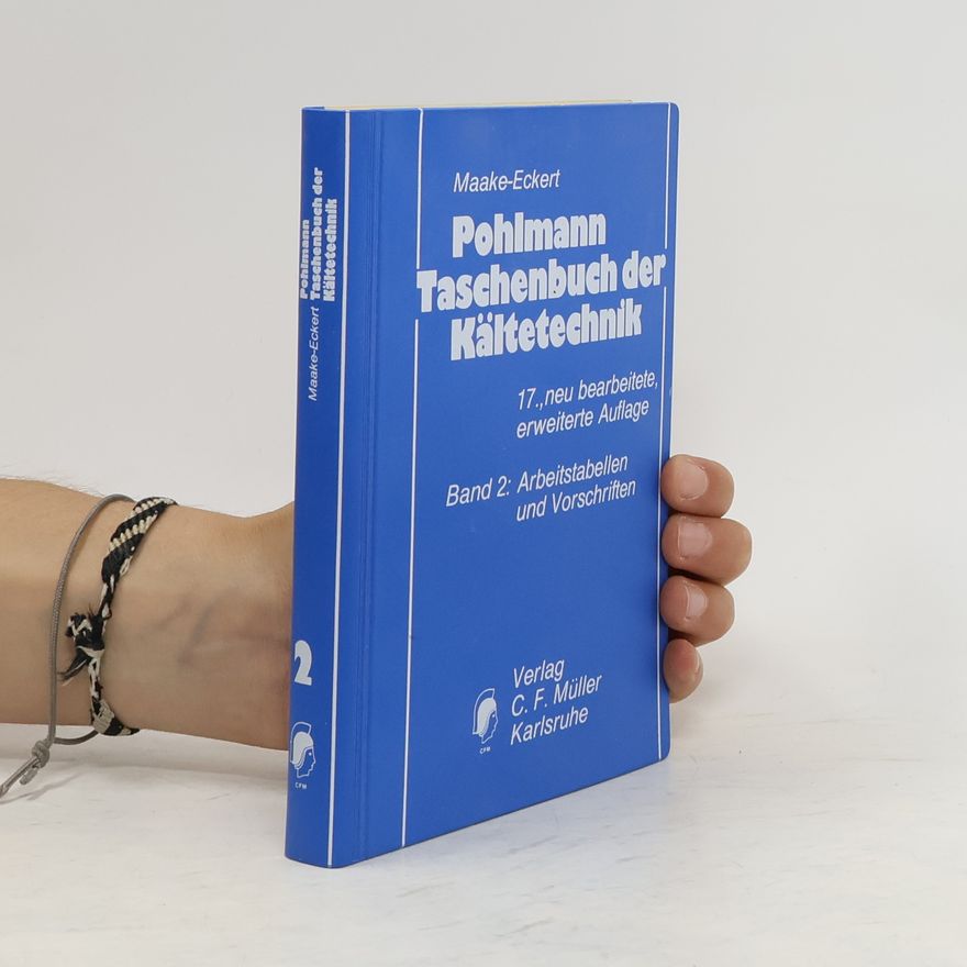 Walther Pohlmann Taschenbuch der Kältetechnik