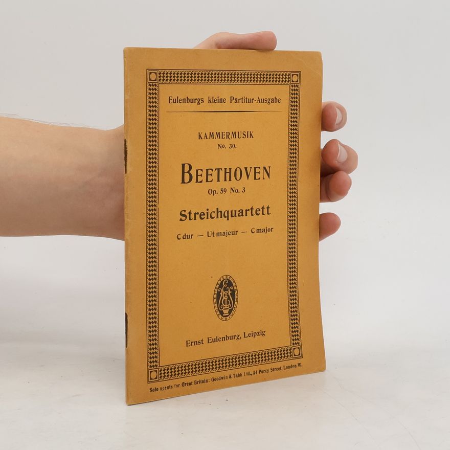 Ludwig van Beethoven Beethoven Op. 59 No. 3 Streichquartett