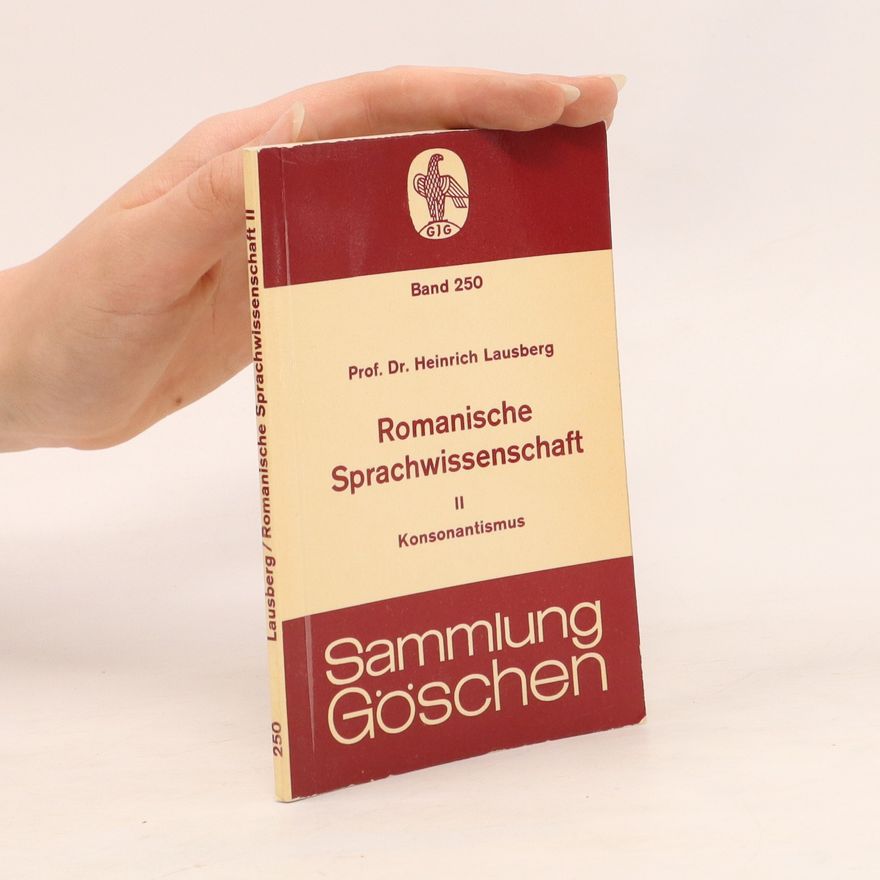 Heinrich Lausberg Romanische Sprachwissenschaft II