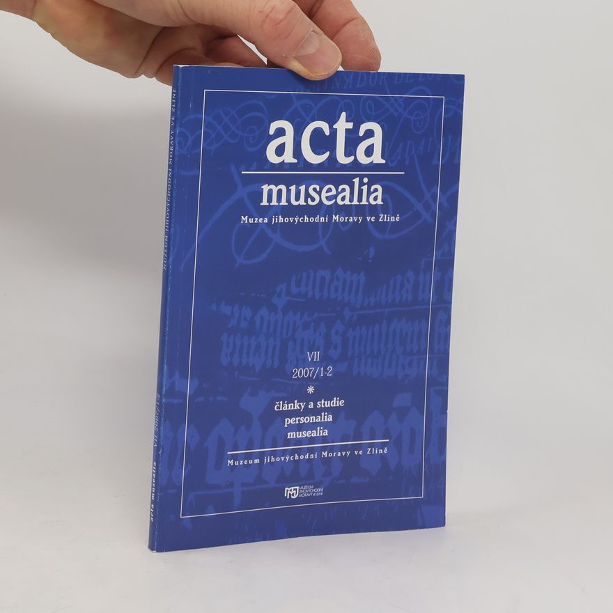 Various authors Acta musealia