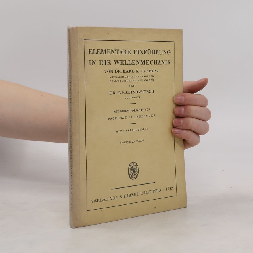 E. Rabinovitsch Elementare Einführung in die Wellenmechanik