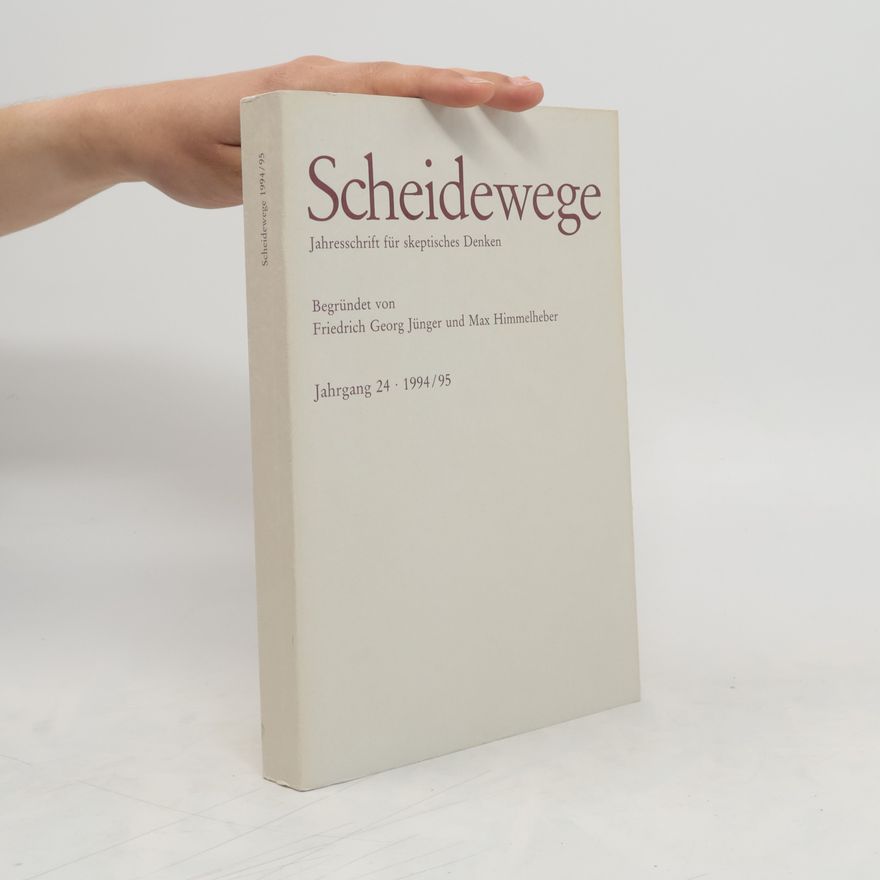 Max Himmelheber Scheidewege 24. 1994/95