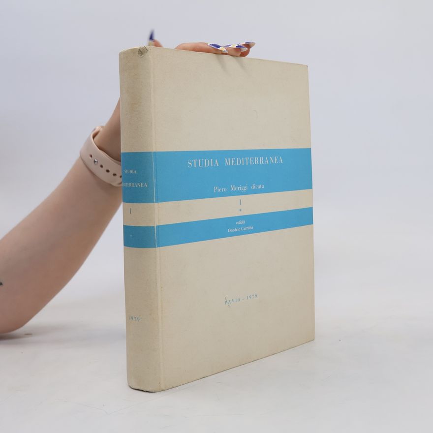 Onofrio Carruba Studia mediterranea I