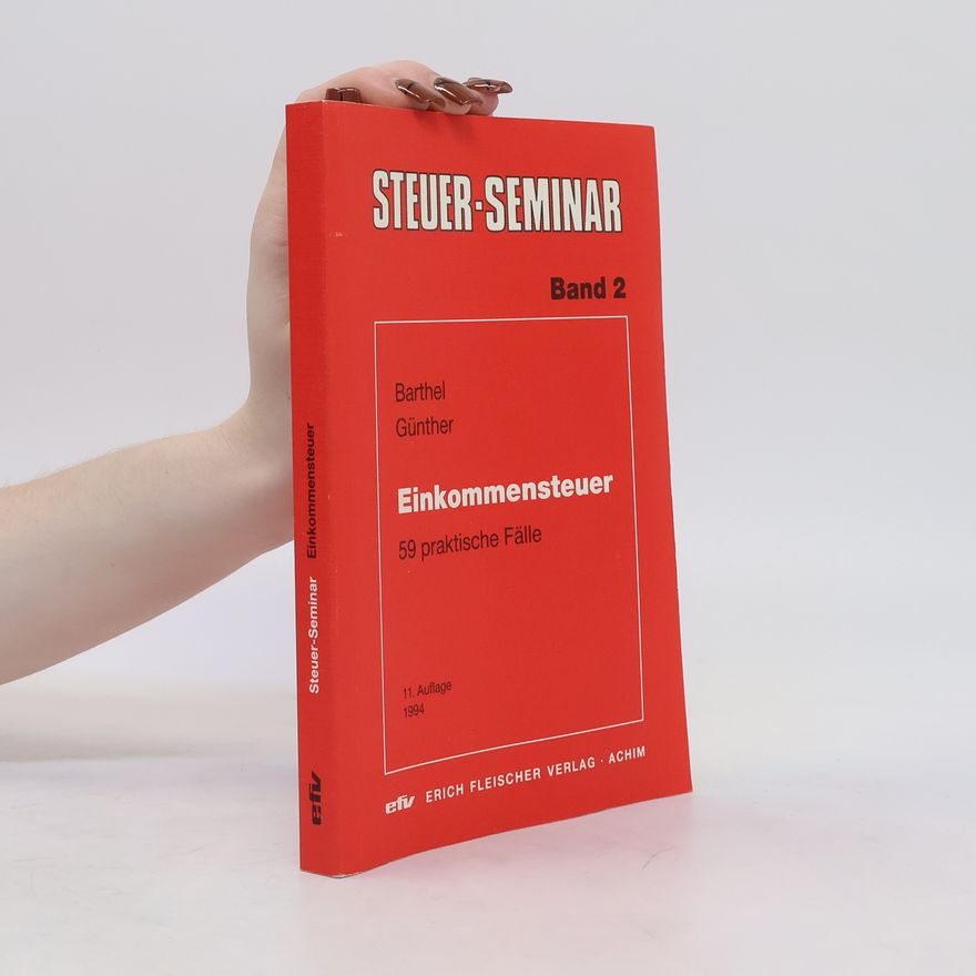 Klaus Barthel Steuer-Seminar Einkommensteuer