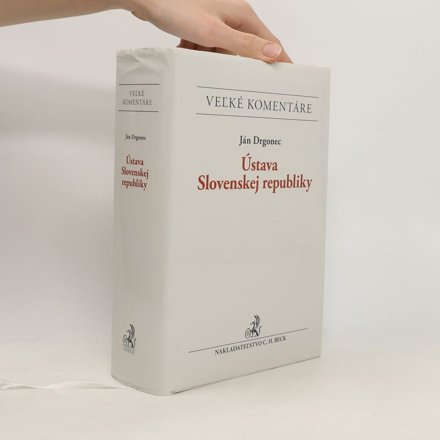 Ján Drgonec Ústava Slovenskej republiky