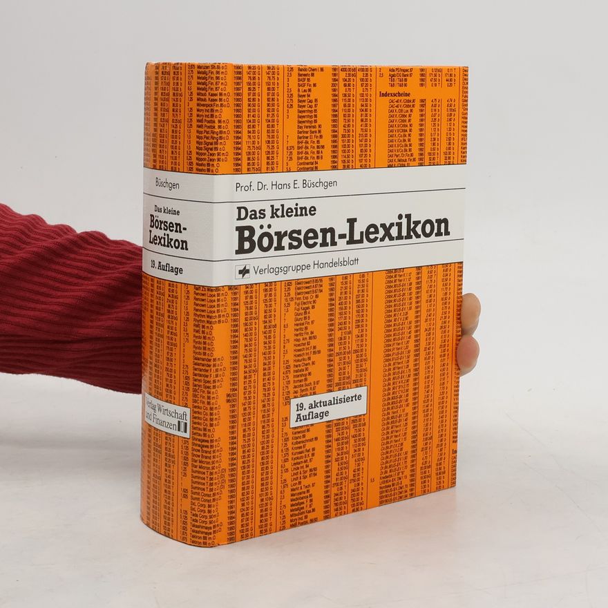 Hans Büschgen Das kleine Börsen-Lexikon