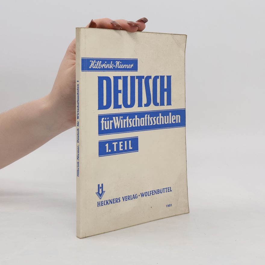 Gotthard Niemer Deutsch für Wirtschaftsschulen 1