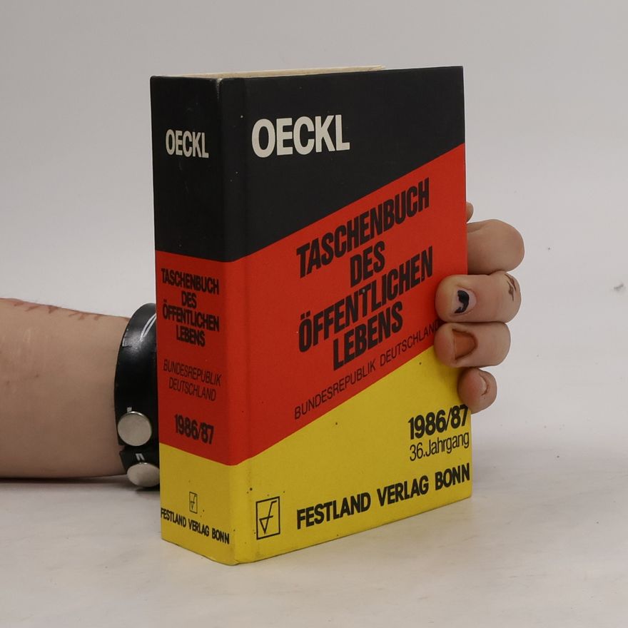 Albert Oeckl Taschenbuch des öffentlichen Lebens