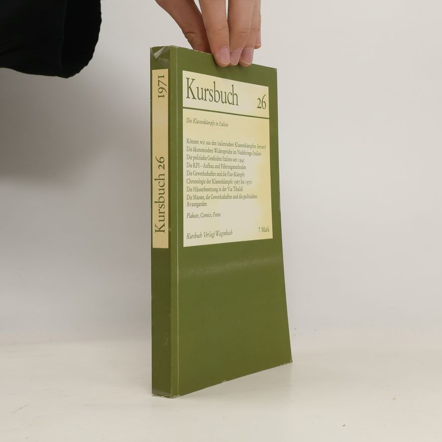 Various authors Kursbuch 26 - Die Klassenkämpfe in Italien