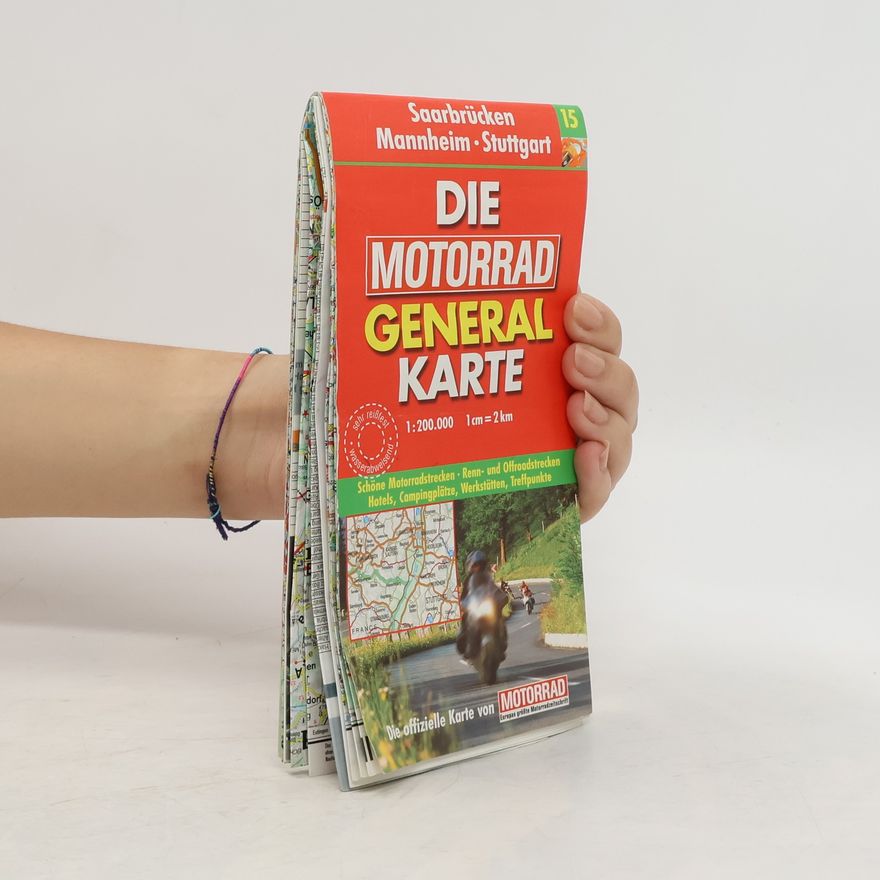 Kolektiv autorů Die Motorrad general Karte 1:200.000