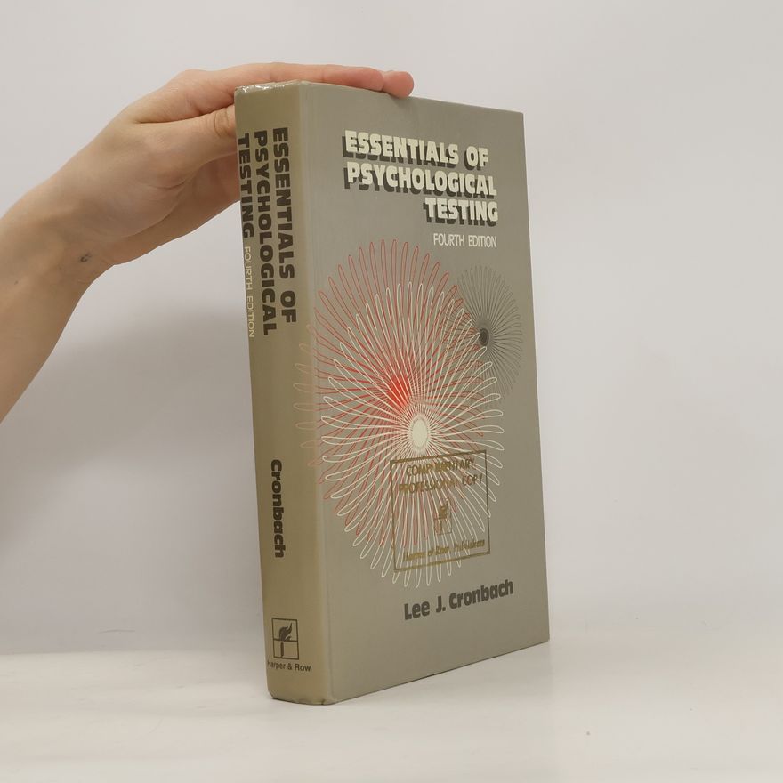 Lee Joseph Cronbach Essentials of Psychological Testing