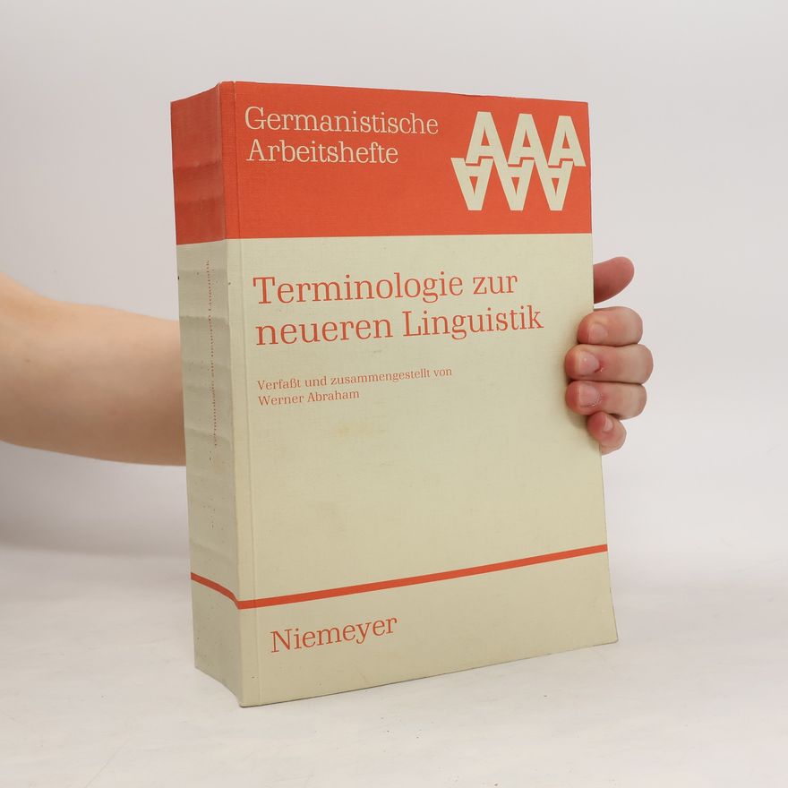 Werner Abraham Terminologie zur neueren Linguistik
