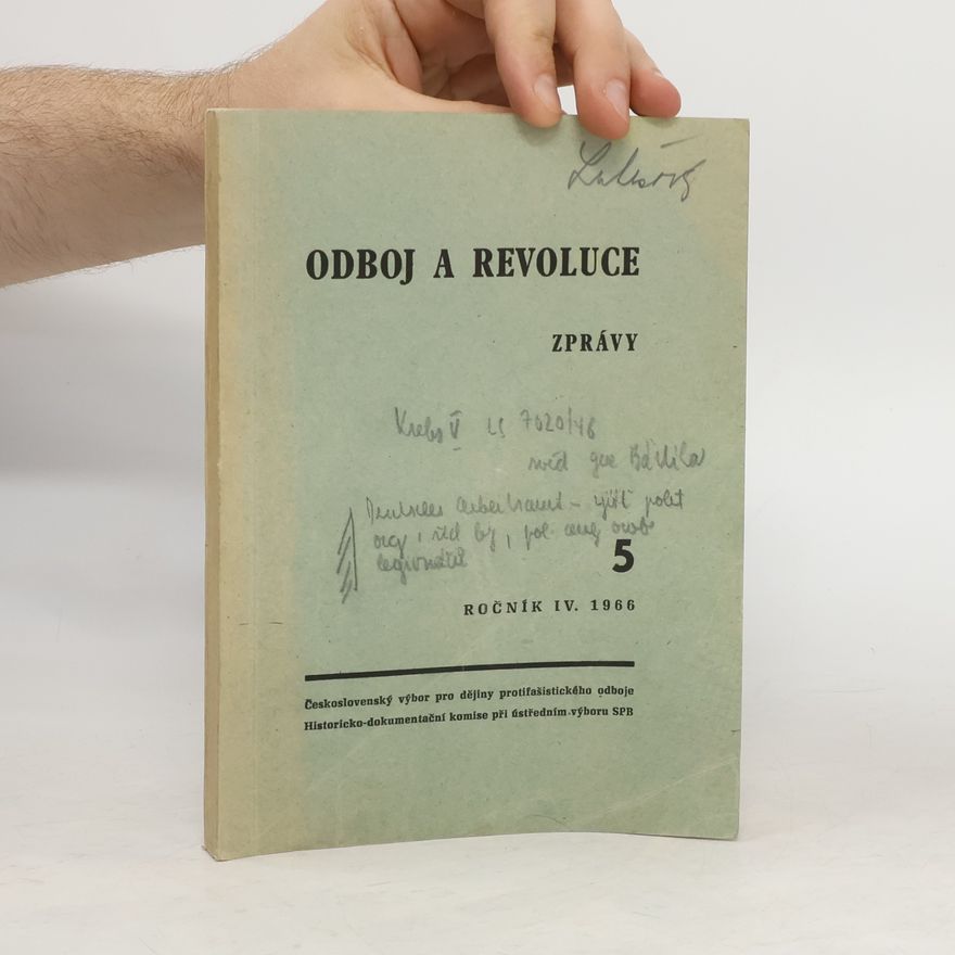 Kolektiv autorů Odboj a revoluce