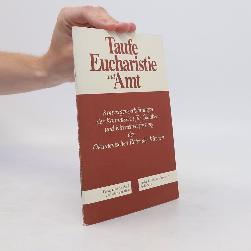 Nikos Nissiotis Taufe, Eucharistie und Amt