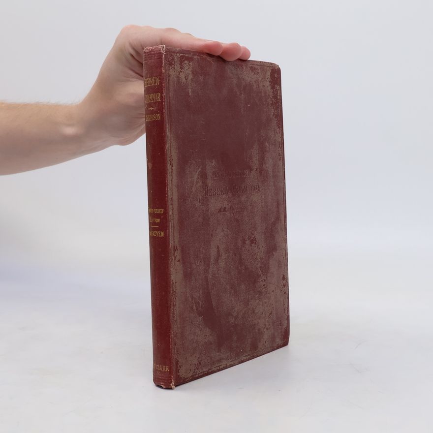 John Edgar Mcfadyen An Introductory Hebrew Grammar