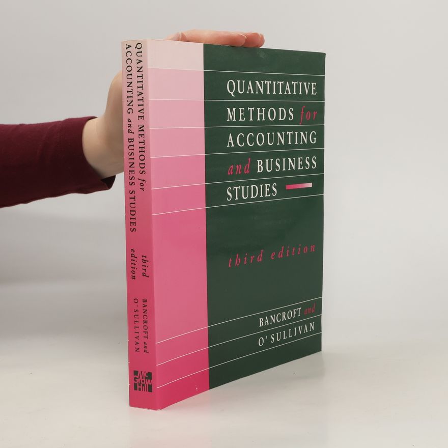 George O'Sullivan Quantitative Methods for Accounting and Business Studies