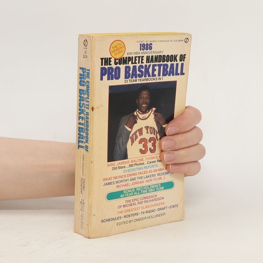 Zander Hollander The Complete Handbook of Pro Basketball, 1986