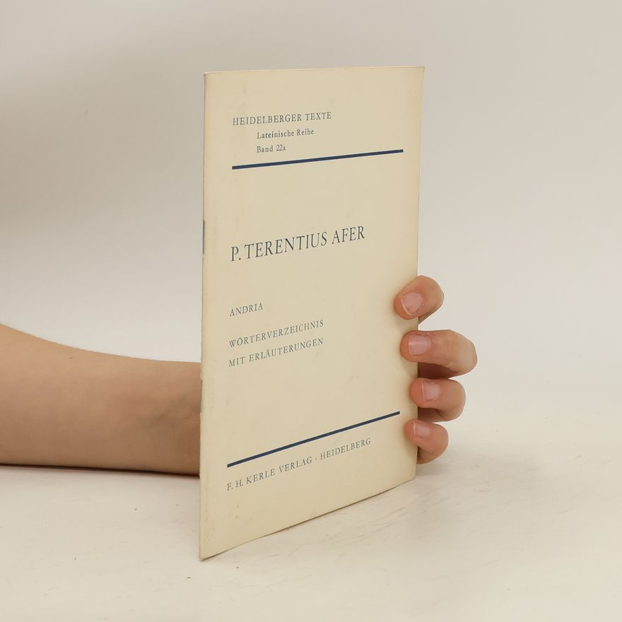 Collectif d'auteurs P. Terentius Afer