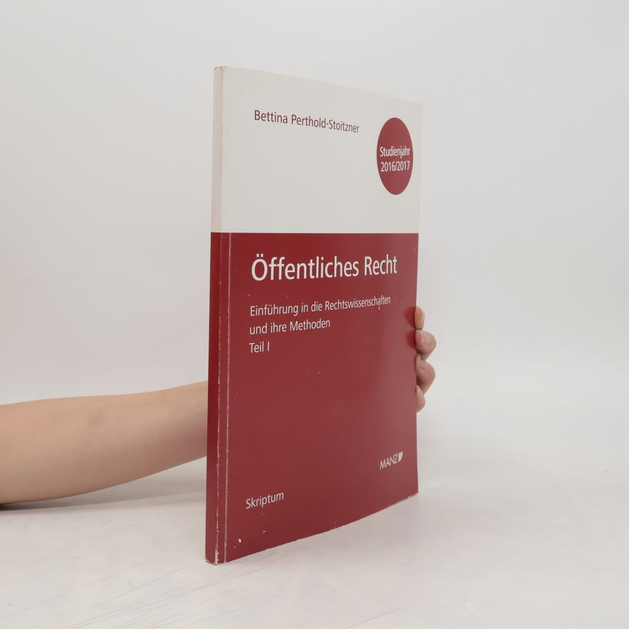 Bettina Perthold-Stoitzner Öffentliches Recht