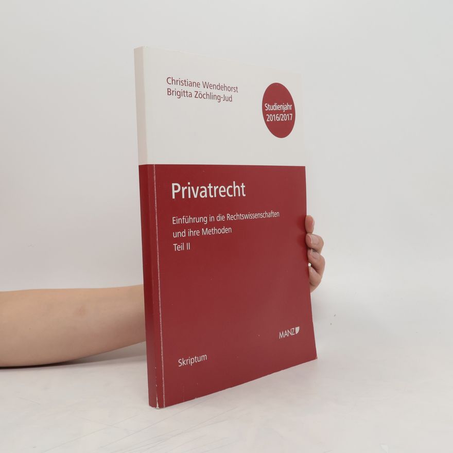 Christiane Wendehorst Privatrecht