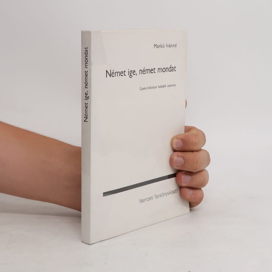 Ivánné Markó Német ige, német mondat