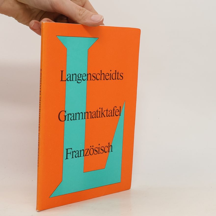 Emil Heckmann Langenscheidts Grammatiktafel Französisch