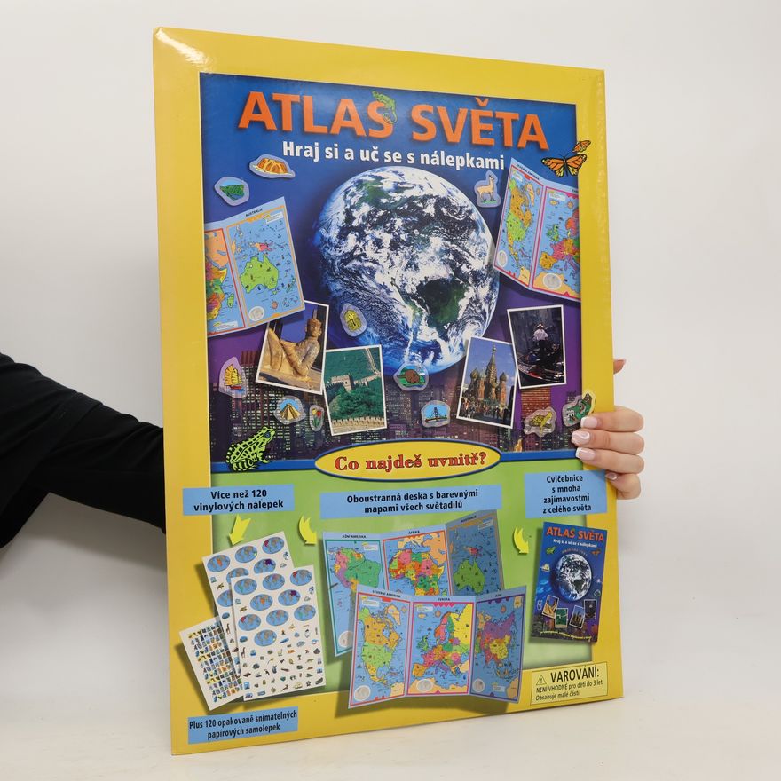 Lorna Mulligan Atlas světa : hraj si a uč se s nálepkami : objevuj svět