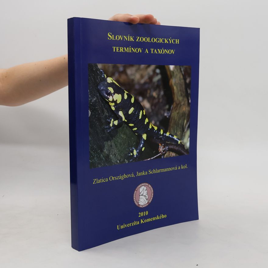 Zlatica Országhová Slovník zoologických termínov a taxónov