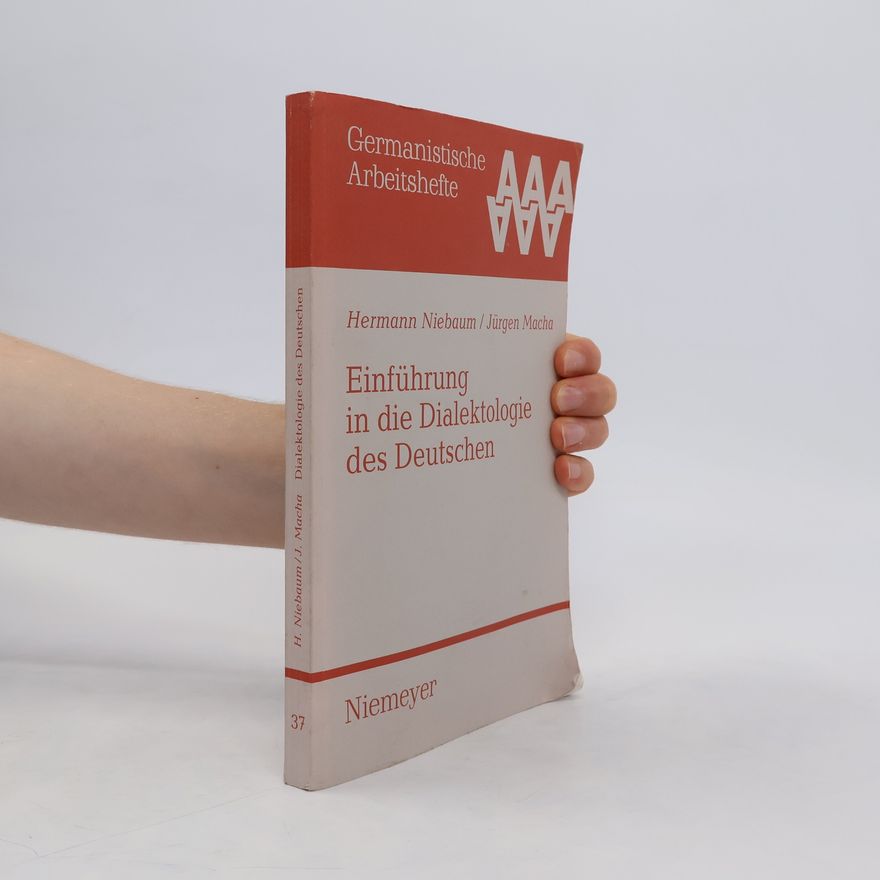 Hermann Niebaum Einführung in die Dialektologie des Deutschen