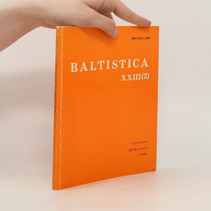 Kolektív autorov Baltistica XXIII(2)