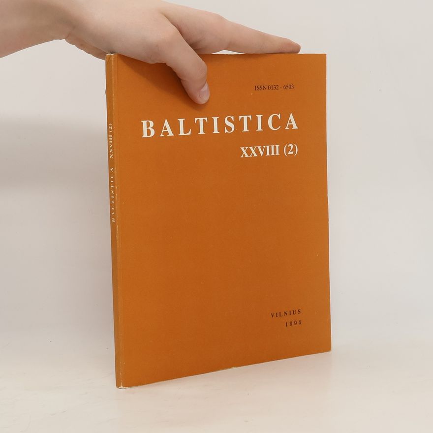 Kolektív autorov Baltistica XXVIII. (2)