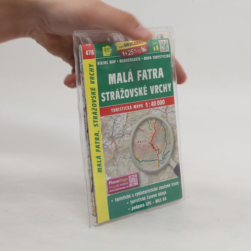 SHOCart SC 478 Malá Fatra, Strážovské vrchy 1:40 000