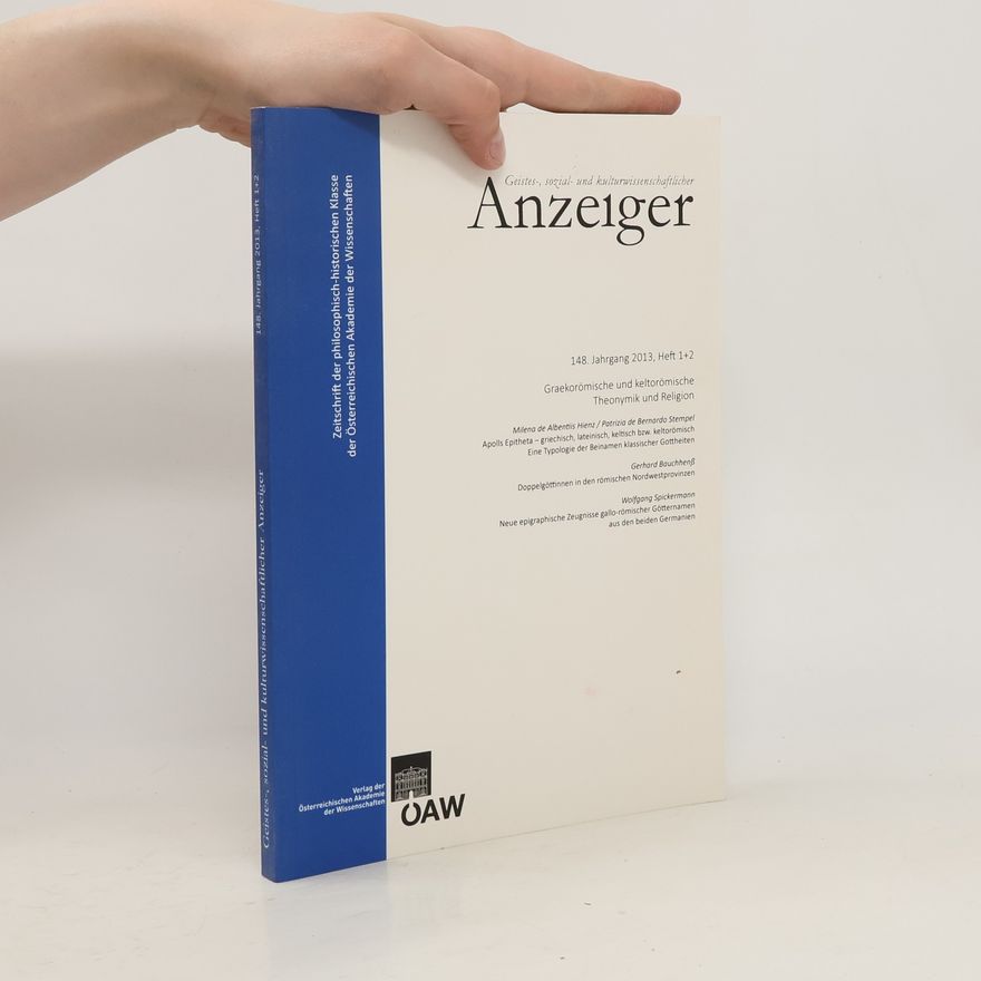 Stefan Winterstein Graekorömische und keltorömische Theonymik und Religion