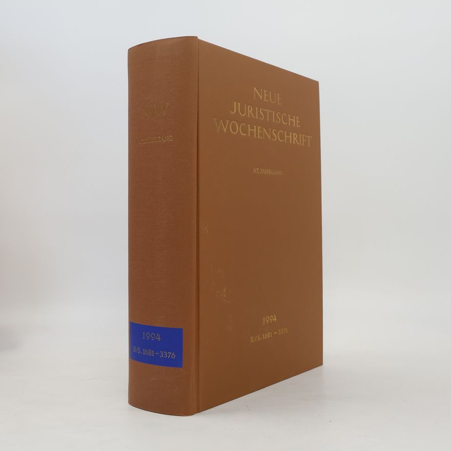 Kolektiv autorů Neue juristische Wochenschrift