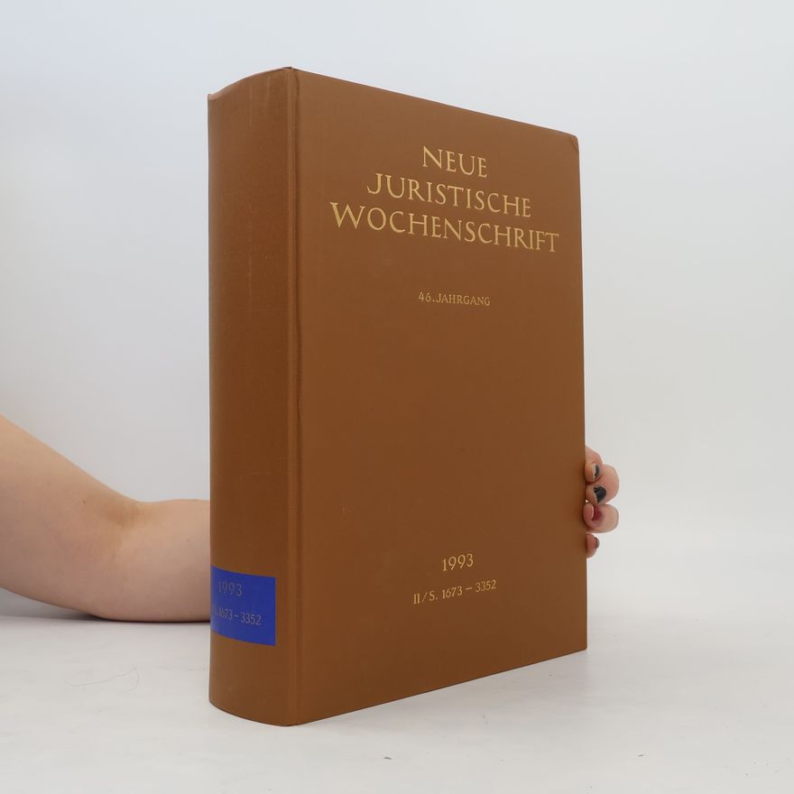 Kolektiv autorů Neue juristische Wochenschrift 1993