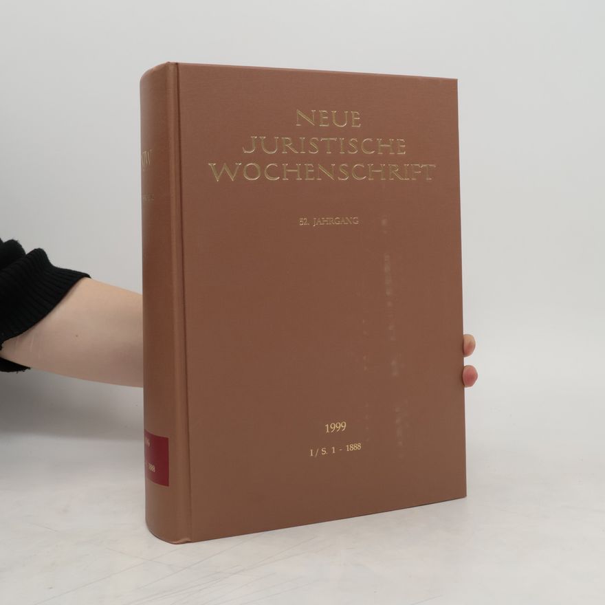 Autorenkollektiv Neue Juristische Wochenschrift 1999. II/S 1889.3800