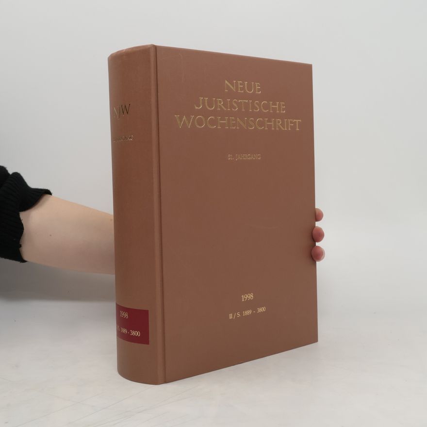 Autorenkollektiv Neue Juristische Wochenschrift