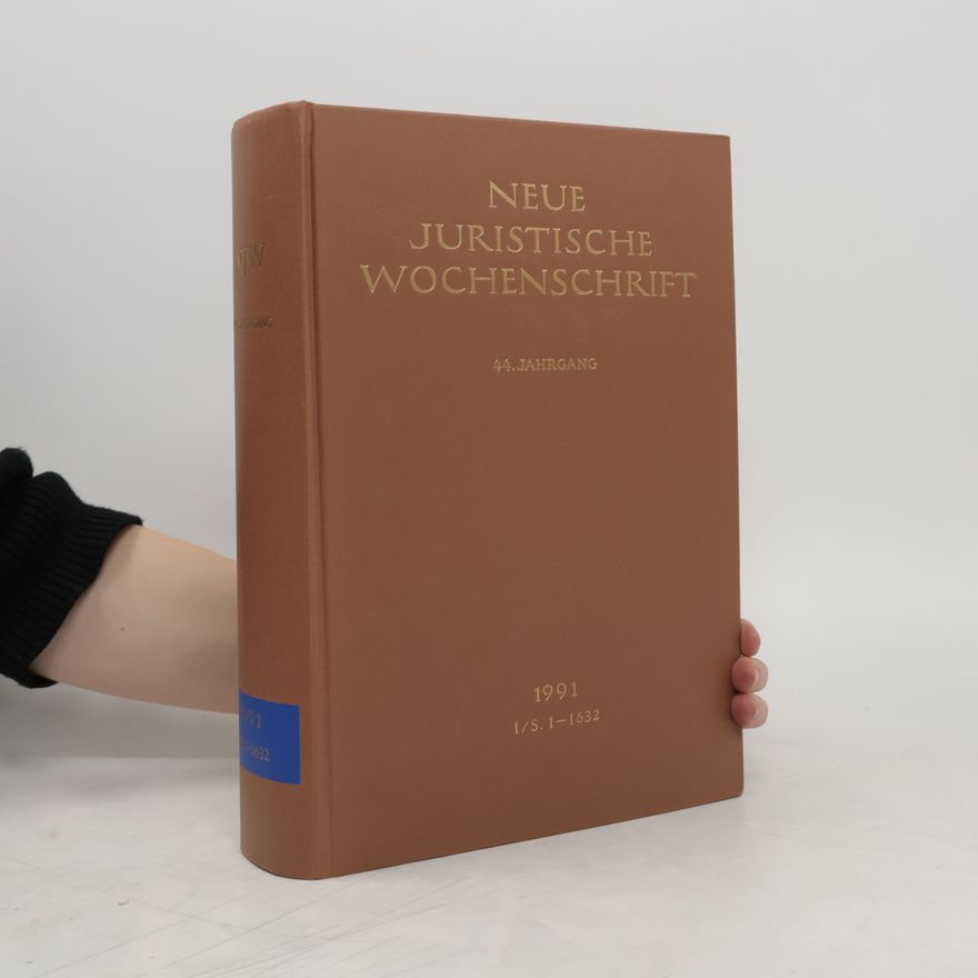 Kolektiv autorů Neue Juristische Wochenschrift 1991. I/S. 1-1632