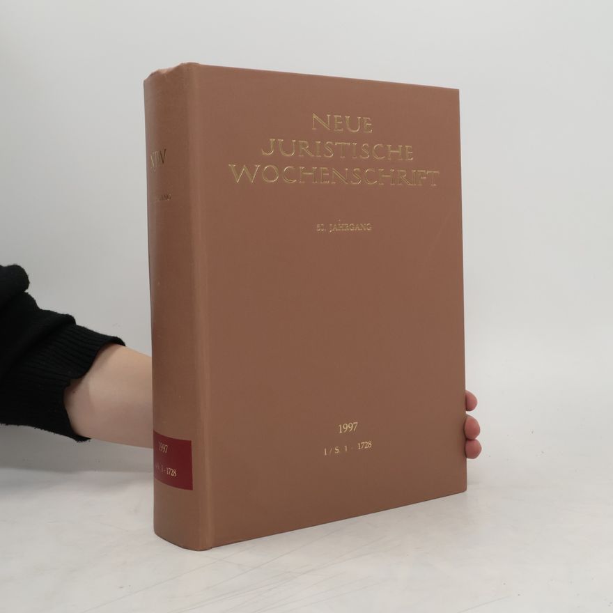 Kolektiv autorů Neue Juristische Wochenschrift 1/S 1-1728