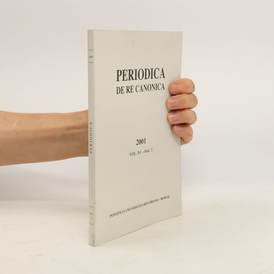 Autorenkollektiv Periodica de re canonica