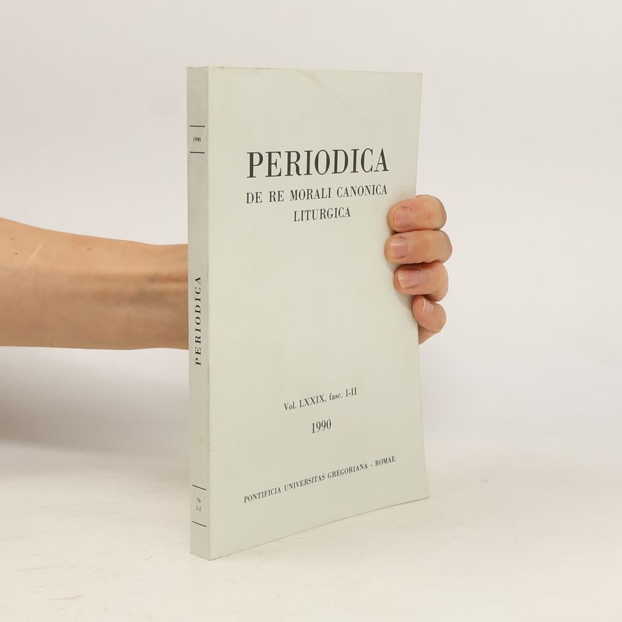 Kolektív autorov Periodica de re Morali Canonica Liturgica